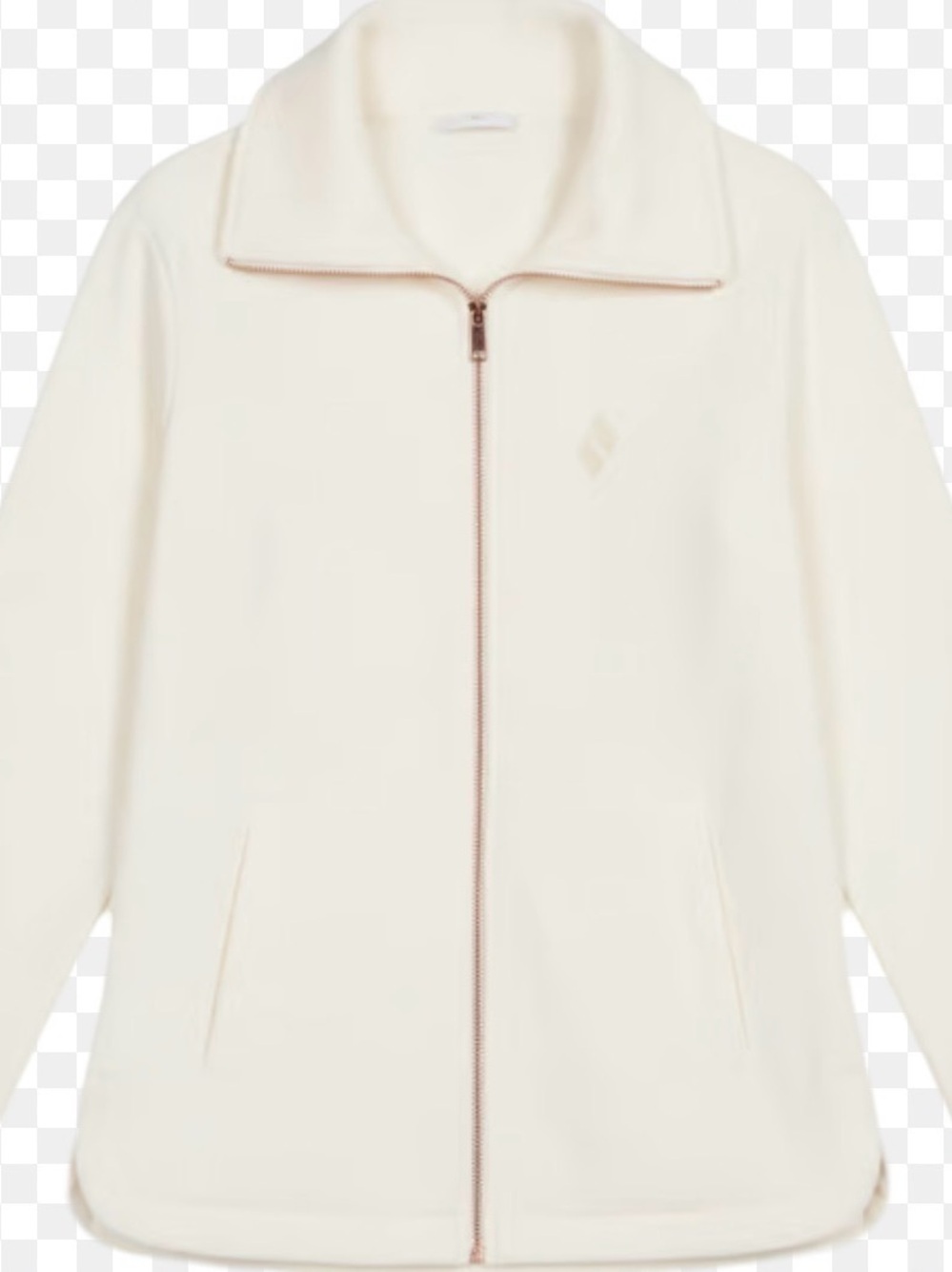 Skechers Womens Large Go Walk Go Snuggle Tunic Soft Knit Full Zip NWOT Cream